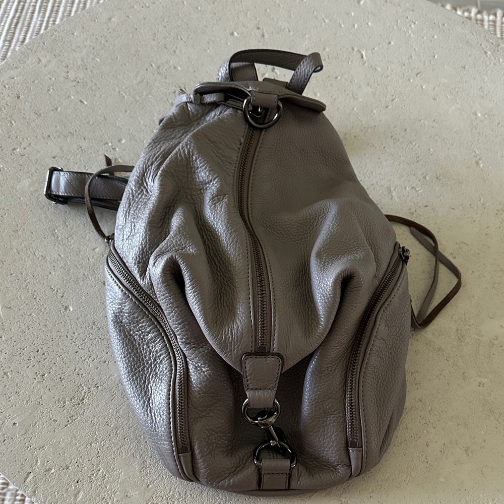 Rebecca Minkoff Gray Leather Backpack